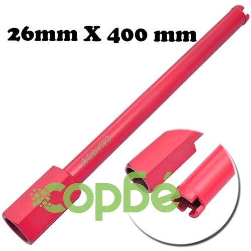 Боркорона за машина със сухо и мокро диамантено пробиване 26 x 400 мм ➤ топ цена ➤ sorbe.bg