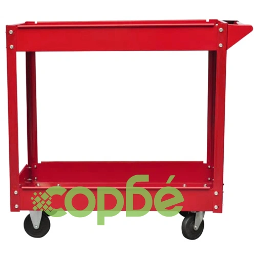 Количка за инструменти за работилница 100 кг червена ➤ топ цена ➤ sorbe.bg