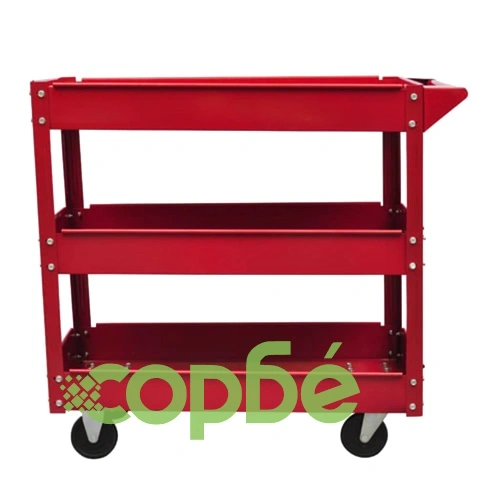 Инструментални колички за работилница с 3 рафта 2 бр ➤ топ цена ➤ sorbe.bg