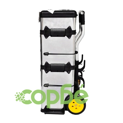 Кутия за инструменти на колела, 3 отделения, цвят сребърен ➤ топ цена ➤ sorbe.bg