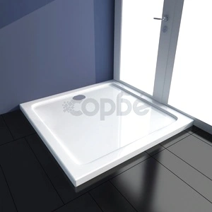Квадратна отводнителна основа за душ, 90 x 90 см, ABS