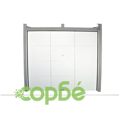 Секционна гаражна врата, сиво бяла ➤ топ цена ➤ sorbe.bg