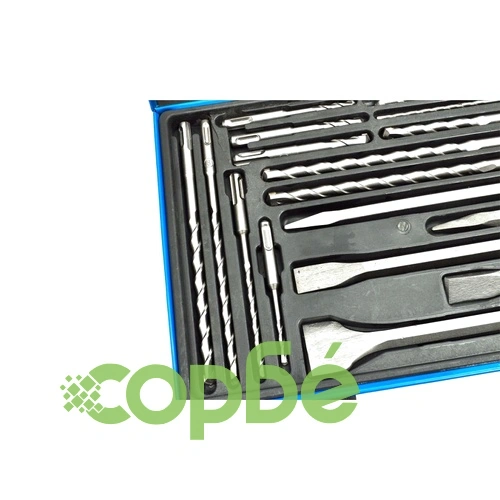 Комплект SDS свредла и длета в метална кутия - 17 броя ➤ топ цена ➤ sorbe.bg