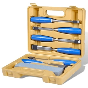 Комплект 6 броя длета за дърво и камък за заточване