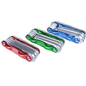 Сгъваем шестограмен ключ - 3 броя, по 8 ключа в бройка