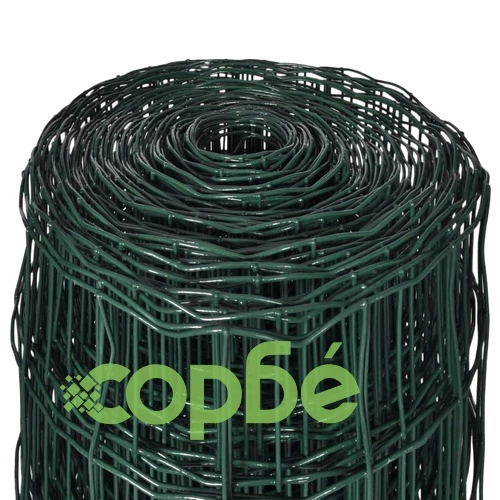 Оградна мрежа, стомана, 25x1,8 м, зелена ➤ топ цена ➤ sorbe.bg