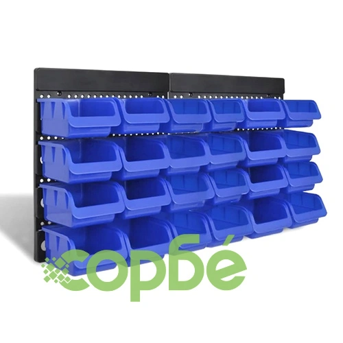 Комплект кошове за съхранение на вещи, 24 броя, цвят син ➤ топ цена ➤ sorbe.bg