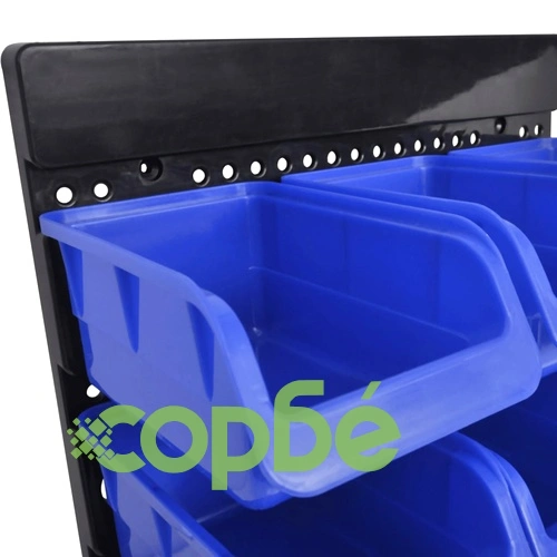 Комплект кошове за съхранение на вещи, 24 броя, цвят син ➤ топ цена ➤ sorbe.bg