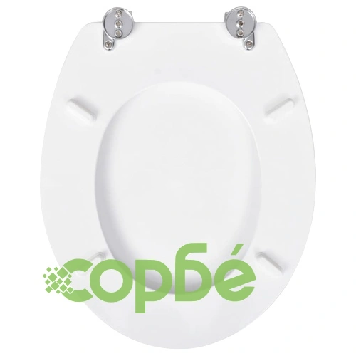 WC тоалетна седалка МДФ капак изчистен дизайн бяла ➤ топ цена ➤ sorbe.bg