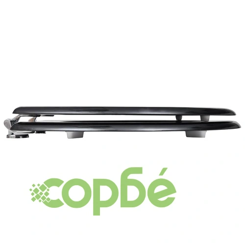 WC тоалетна седалка МДФ капак изчистен дизайн черна ➤ топ цена ➤ sorbe.bg