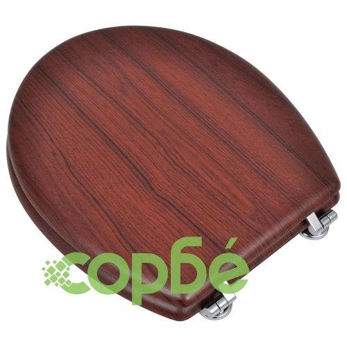 WC тоалетна седалка МДФ капак изчистен дизайн кафява ➤ топ цена ➤ sorbe.bg