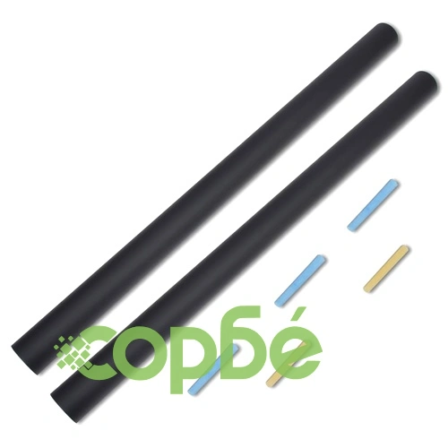 Стикер за стена черна дъска 0,45 x 2 м 2 ролки с тебешири ➤ топ цена ➤ sorbe.bg
