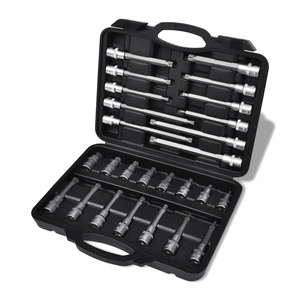Комплект 12-точкови битове и гаечни ключове в кутия, 26 бр