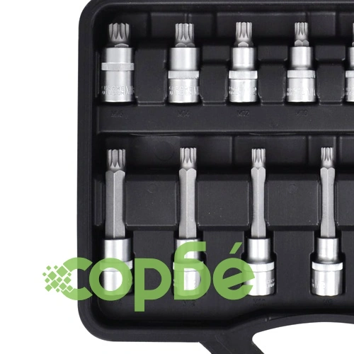 Комплект 12-точкови битове и гаечни ключове в кутия, 26 бр ➤ топ цена ➤ sorbe.bg