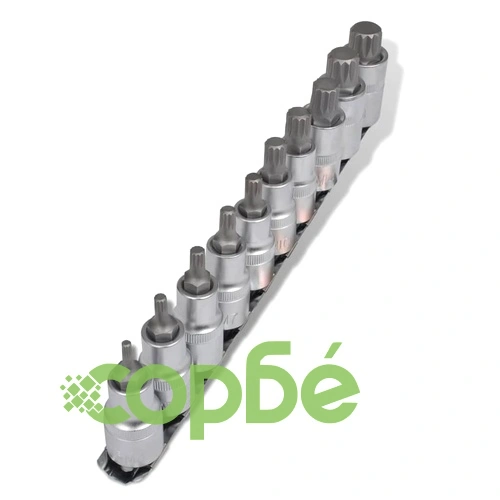 Комплект от 10 броя 12-гран гедоре вложки ➤ топ цена ➤ sorbe.bg