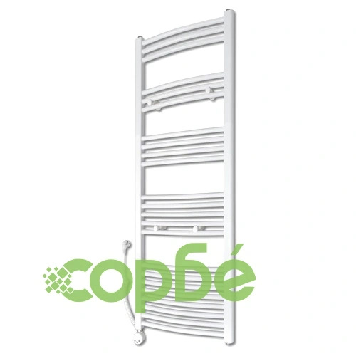 Електрически радиатор за баня, 600 W, извит дизайн, 500 x 1424 мм ➤ топ цена ➤ sorbe.bg