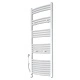 Електрически радиатор за баня, 600 W, извит дизайн, 500 x 1424 мм
