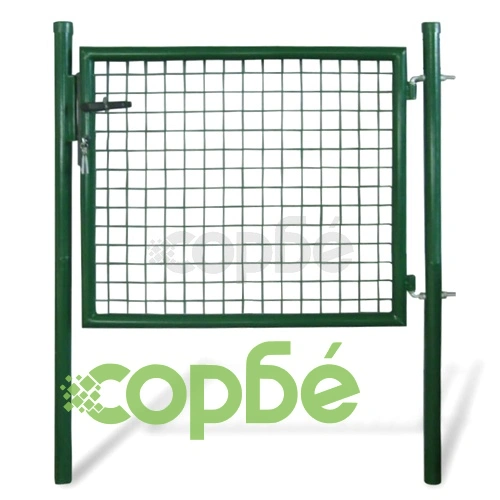 Градинска мрежеста оградна врата, 85,5 х 75 см / 100 х 125 см ➤ топ цена ➤ sorbe.bg