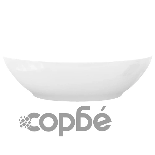 Луксозна керамична мивка с овална форма, бяла, 40x33 см ➤ топ цена ➤ sorbe.bg