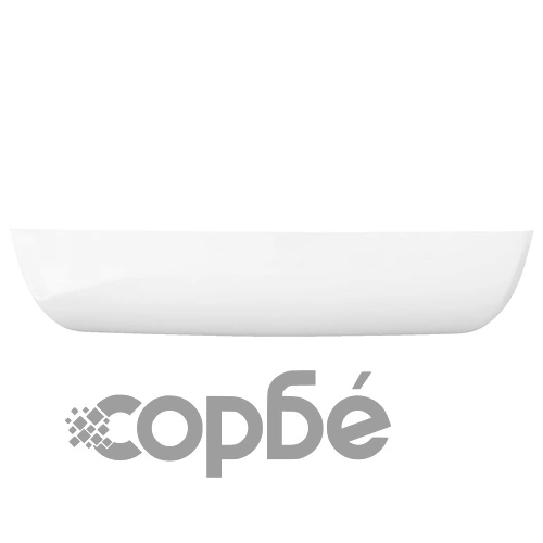 Луксозна керамична, правоъгълна, бяла, 71 х 39 см. ➤ топ цена ➤ sorbe.bg