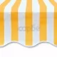 Платнище за тента слънчогледово жълто и бяло 3х2,5м (без рамка)