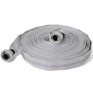 Пожарен шланг плосък маркуч 30 м съединители Щорц тип D 1 инч