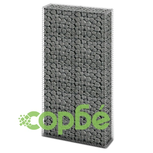 Габион кошница с капаци, поцинкована тел, 200x85x30 см  ➤ топ цена ➤ sorbe.bg