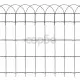 Ограда за тревни площи, прахово боядисана тел, 25х0,65 м