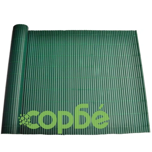 Градинска ограда, PVC, 90x500 см, зелена ➤ топ цена ➤ sorbe.bg