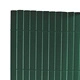 Градинска ограда, PVC, 150x500 см, зелена