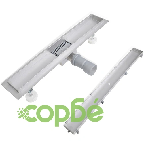 Линеен душ канал от неръждаема стомана, 540 х 110 мм ➤ топ цена ➤ sorbe.bg