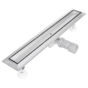 Линеен душ канал от неръждаема стомана, 640 х 110 мм