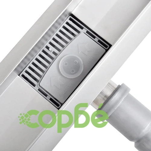 Линеен душ канал от неръждаема стомана, 640 х 110 мм ➤ топ цена ➤ sorbe.bg