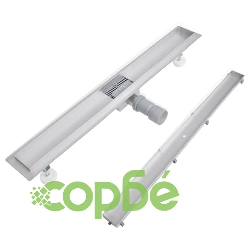 Линеен душ канал от неръждаема стомана, 940 х 110 мм ➤ топ цена ➤ sorbe.bg