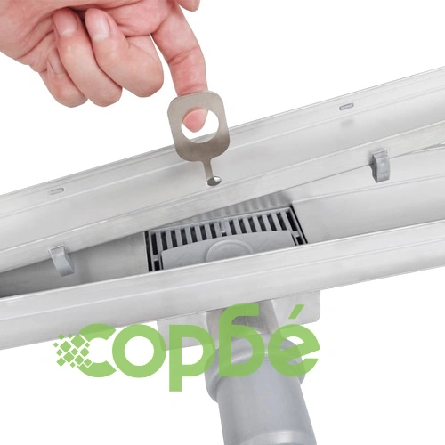 Линеен душ канал от неръждаема стомана, 1240 х 110 мм ➤ топ цена ➤ sorbe.bg