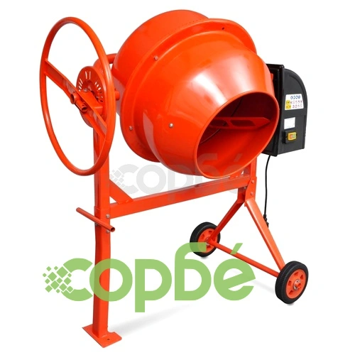 Бетонобъркачка стоманена 140 л 650 W, оранжева ➤ топ цена ➤ sorbe.bg