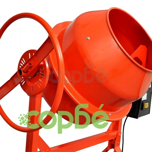 Бетонобъркачка стоманена 140 л 650 W, оранжева ➤ топ цена ➤ sorbe.bg