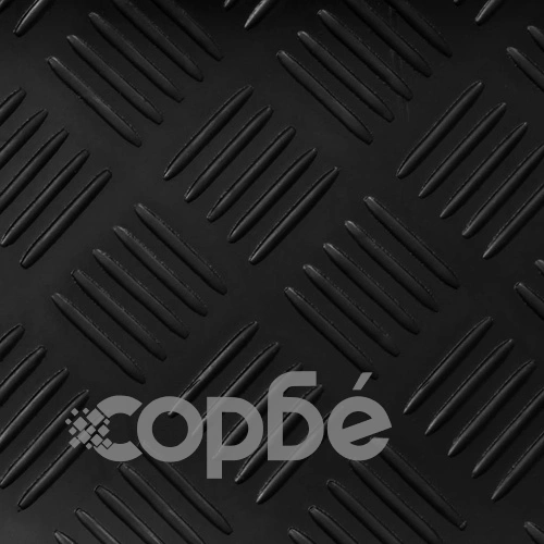 Гумена подова постелка против хлъзгане 2 x 1 м шахматна плочка ➤ топ цена ➤ sorbe.bg