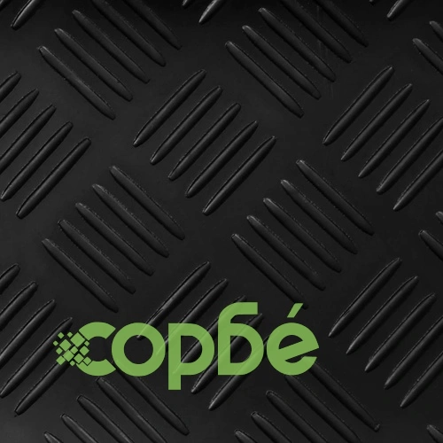 Гумена подова постелка против хлъзгане 5 x 1 м шахматна плочка ➤ топ цена ➤ sorbe.bg