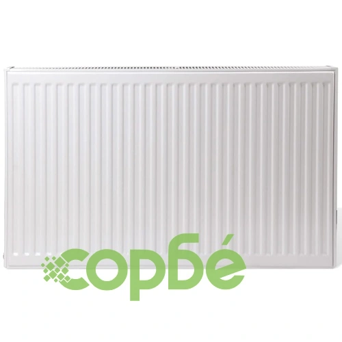 Стоманен радиатор, странични връзки, бял, 40 х 10 х 60 см. ➤ топ цена ➤ sorbe.bg