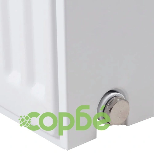 Стоманен радиатор, странични връзки, бял, 40 х 10 х 60 см. ➤ топ цена ➤ sorbe.bg