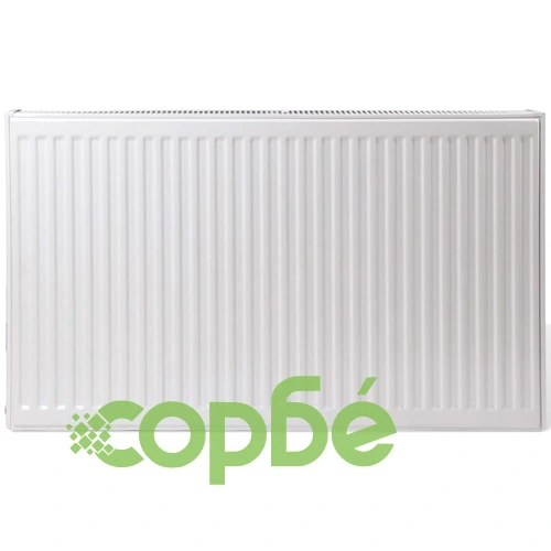 Стоманен радиатор, долни връзки, бял, 60 х 10 х 60 см. ➤ топ цена ➤ sorbe.bg