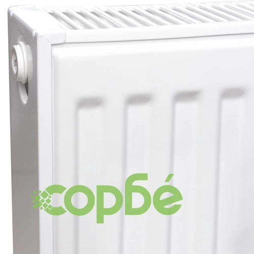 Стоманен радиатор, долни връзки, бял, 80 х 10 х 60 см. ➤ топ цена ➤ sorbe.bg