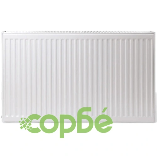 Стоманен радиатор, долни връзки, бял, 100 х 10 х 60 см. ➤ топ цена ➤ sorbe.bg