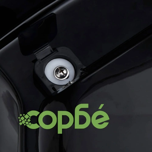 Керамичен моноблок, ъглов, черен ➤ топ цена ➤ sorbe.bg