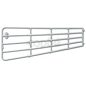 Оградна врата за добитък с 5 решетки, размери: 400 x 90 см