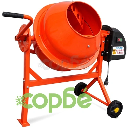Електрическа бетонобъркачка 63 литра 220 W, изработена от стомана ➤ топ цена ➤ sorbe.bg