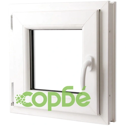 Двоен PVC прозорец с двуосно отваряне, дясна дръжка, 500 х 500 мм ➤ топ цена ➤ sorbe.bg