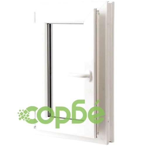 Двоен PVC прозорец с двуосно отваряне, дясна дръжка, 500 х 750 мм ➤ топ цена ➤ sorbe.bg