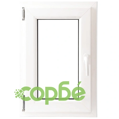 Двоен PVC прозорец с двуосно отваряне, дясна дръжка, 500 х 750 мм ➤ топ цена ➤ sorbe.bg